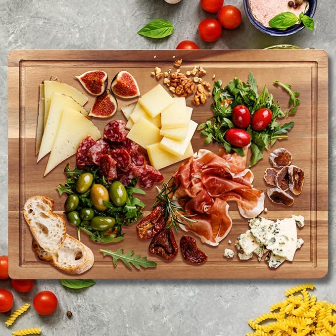 Decorative Acacia Wood Cutting Boards - Image 2