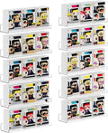 upsimples 10 Pack Acrylic Shelves Wall Organizer and Storage, Toy Cars by upsimples