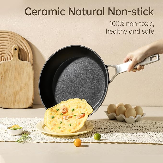 MsMk 7 inch Small Egg Nonstick Frying Pan - Image 4