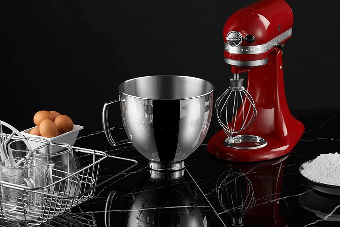 5 QT Stainless Steel Mixer Bowl Compatible - Image 4