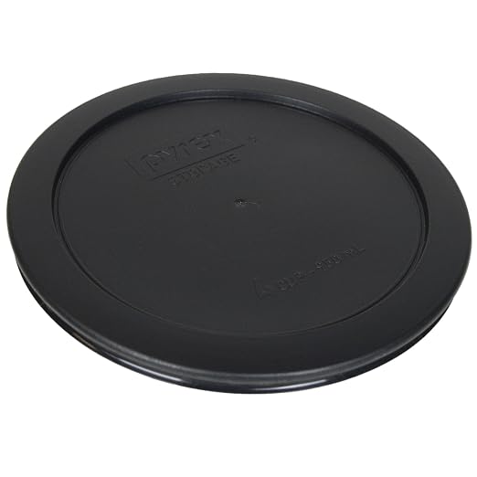 Pyrex 7201-PC 4-Cup Black Food Storage Replacement Lid - Image 2