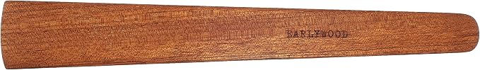 13 in Handmade Kitchen Cooking Utensil, Thin Dark Wood Saute Spatula, turning by Earlywood