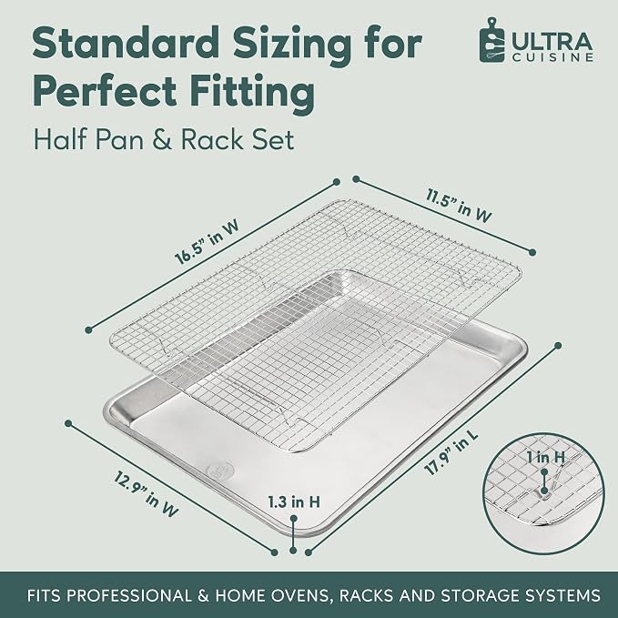 Ultra Cuisine Aluminum Baking Sheet - Image 2