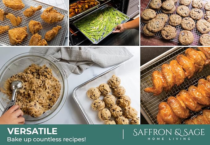 Commercial Quality Cookie Sheet and Rack - Image 2