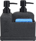 Kitchen Hand Soap and Dish Soap Dispenser Set, Dual Soap Dispenser by Deobath