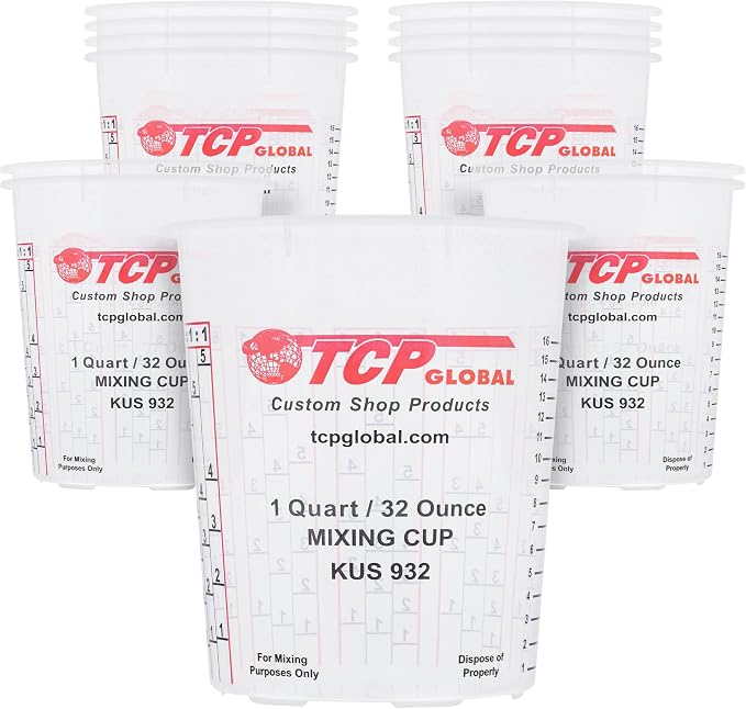 Custom Shop Paint Mixing Cups, 32-Ounce by CustomShop