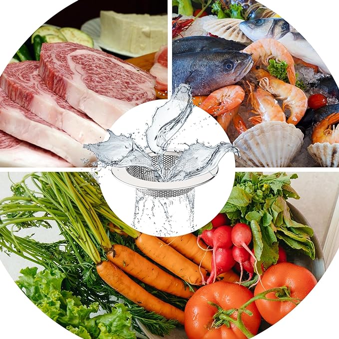 MR.SIGA Kitchen Sink Strainer, Stainless Steel Sink Drain Strainer, Dishwasher - Image 6