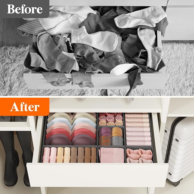 Lifewit Drawer Organizer Clothes - Image 7