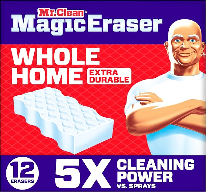 Mr. Clean Magic Eraser Sponge, All Purpose Cleaner, Cleaning Scrubber, Shower by MrClean