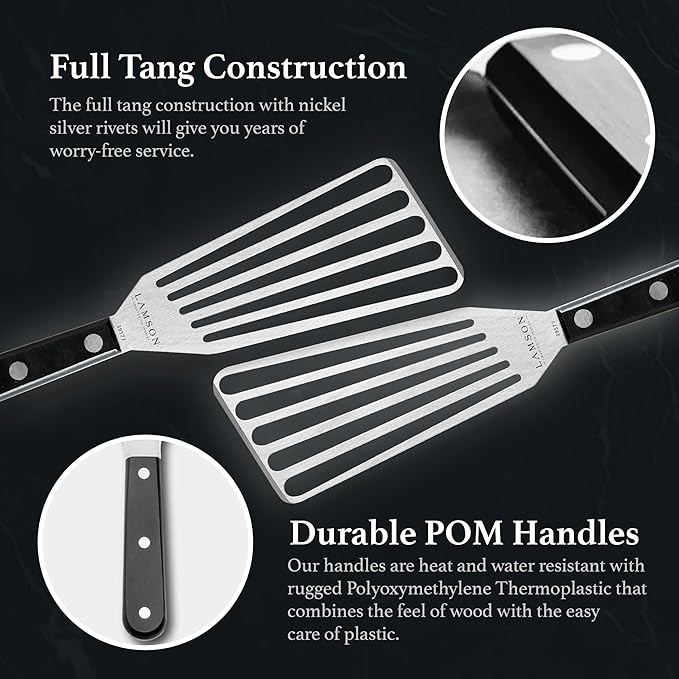 Lamson Metal Spatula Slotted Turner - Image 5