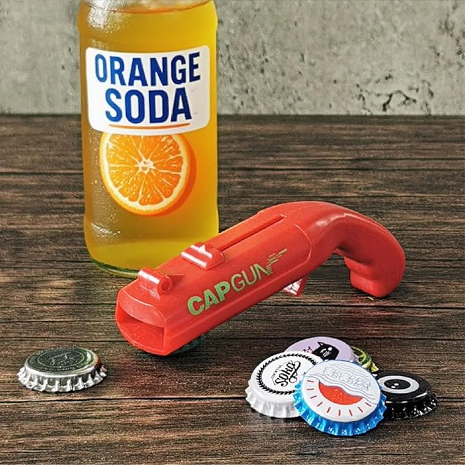 cap gun bottle opener launcher shooter funny shooting gun creative beverage - Image 5