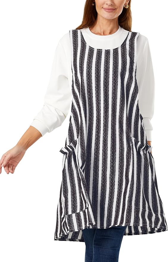 Cozy Adjustable Cross Back Aprons by APRONNER