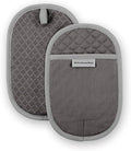 KitchenAid Asteroid Pot Holder 2-Pack Set, Charcoal Grey by KitchenAid