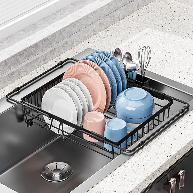 Expandable in Sink Dish Drying Rack by BBXTYLY