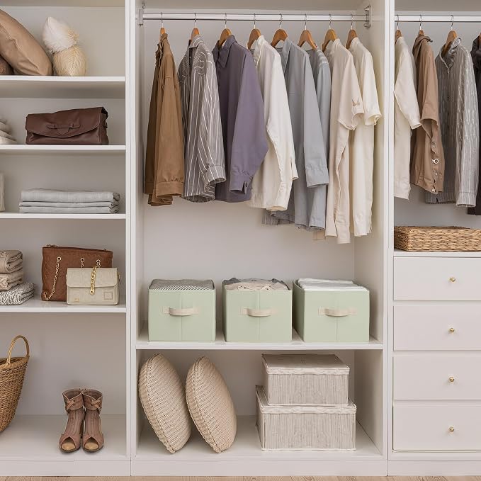 StorageWorks Storage Baskets for Shelves, Closet Organizers and Storage Basket - Image 4