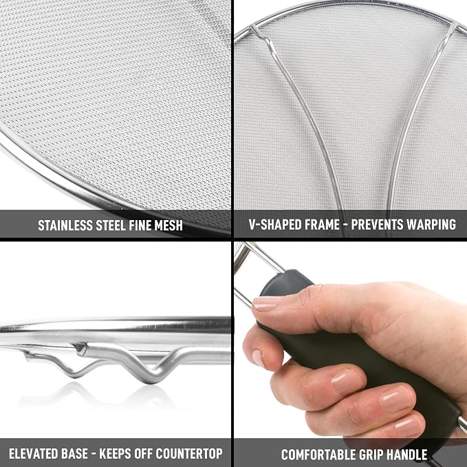 Zulay Kitchen Splatter Screen for Frying Pan - Image 4