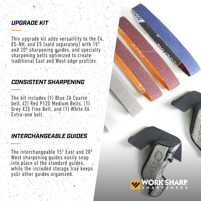 Work Sharp Professional Electric Kitchen Knife Sharpener Upgrade Kit - Image 3