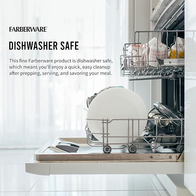 Farberware Plastic Cutting Board Set, Dishwasher- Safe Poly Chopping Board - Image 6