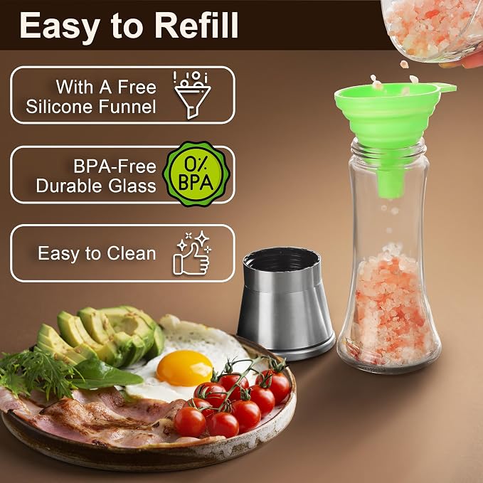 Salt and Pepper Grinder Set - Image 6