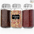 Liuruiyu 78oz Glass Food Storage Jars by Liuruiyu