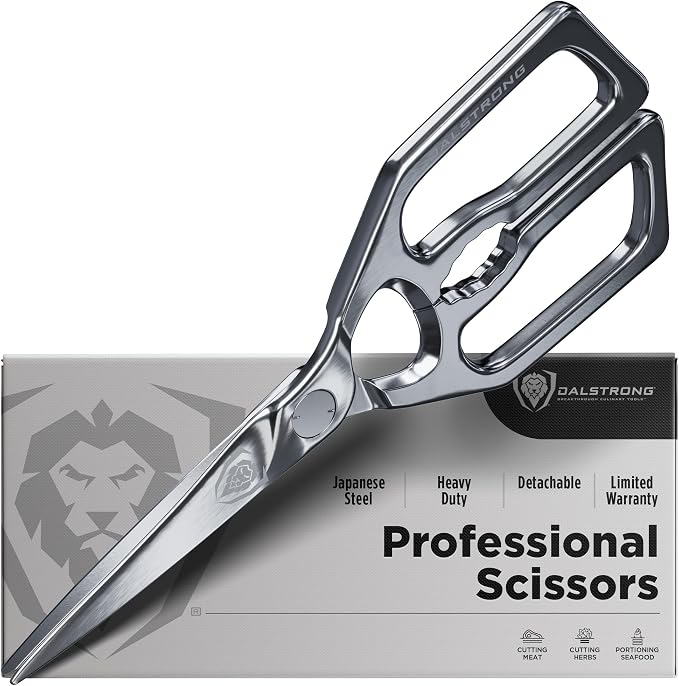 Dalstrong Kitchen Scissors — Japanese Stainless Steel Shears, Ambidextrous by Dalstrong