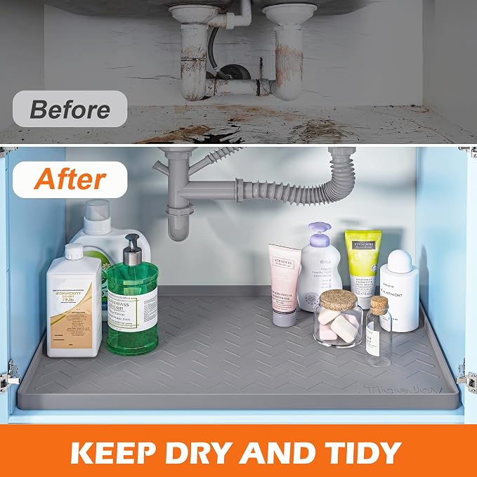 TigeJoy 28" x 22" Under Sink Mats - Image 5