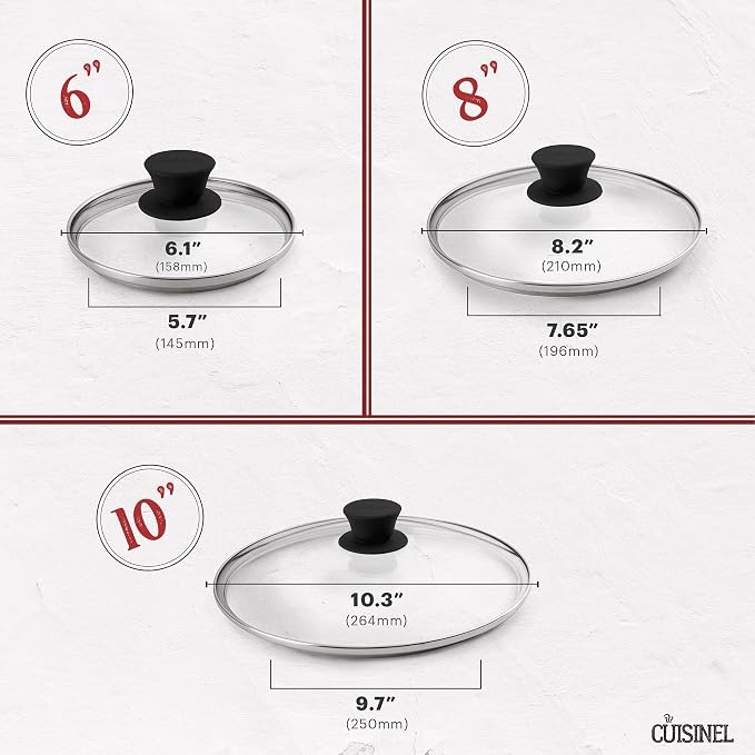 Cuisinel Cast Iron Skillet Set - Image 5