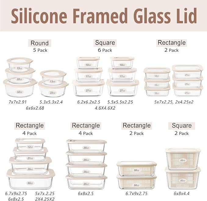 Urban Green Glass Food Storage Containers - Image 3