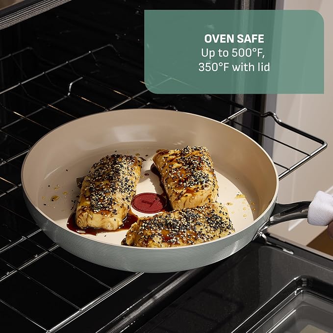 T-Fal Inspire Ceramic Frying Pans Nonstick 10.5 Inch Skillet - Image 8