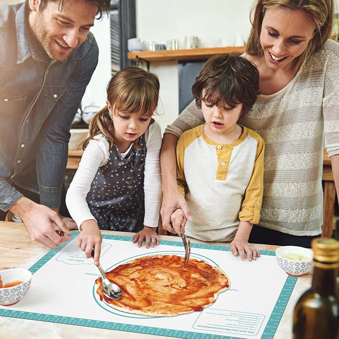 Non-Stick Silicone Pastry Mat, Thick Silicone Baking Mat - Image 6