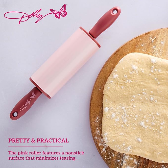 Dolly Parton Mini Spatula and Rolling Pin Set, 2 Piece - Image 3