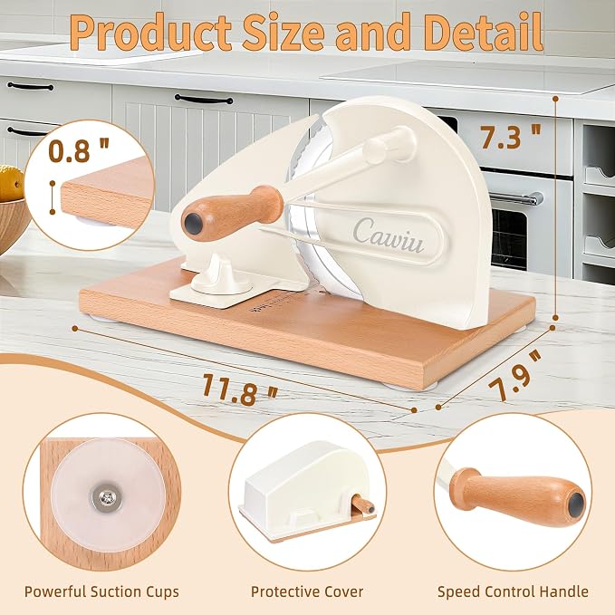 CAWIU Upgraded Manual Bread Slicer - Image 2
