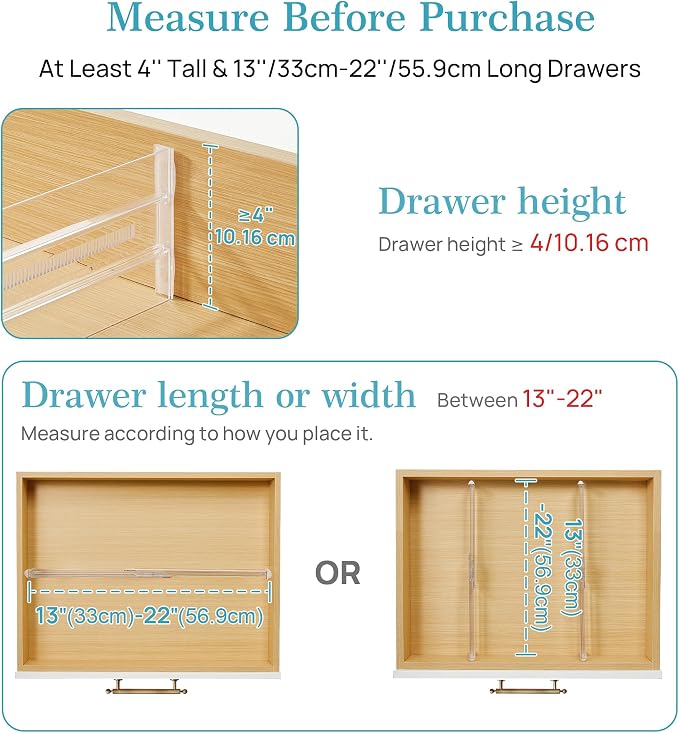 Vtopmart 12 Pack Drawer Dividers - Image 3