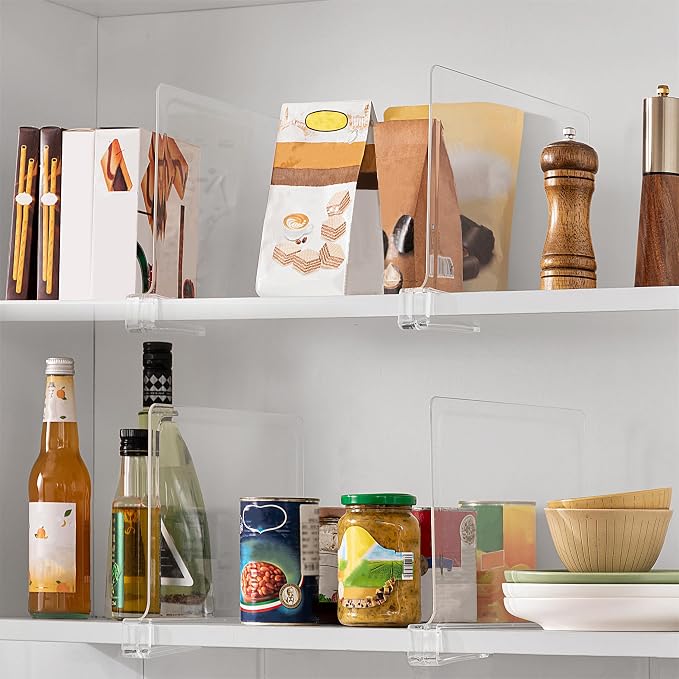 HBlife 36 Pack Clear Shelf Dividers, Vertical Purse Organizer - Image 7