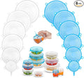 Silicone Stretch Lids, Zero Waste Reusable Silicon Container Lid Covers by DAILYKISN