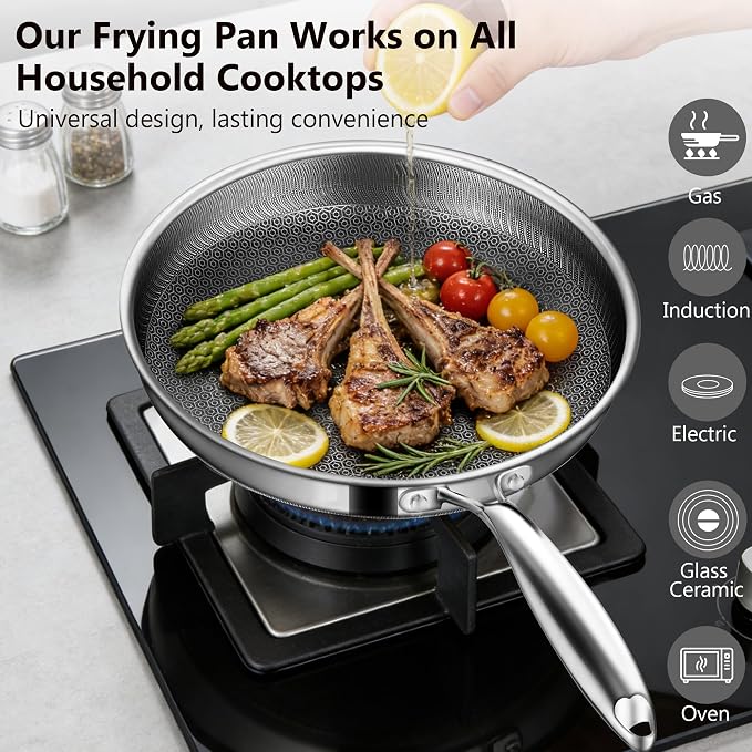 Non Stick Frying Pans, 10-inch - Image 2