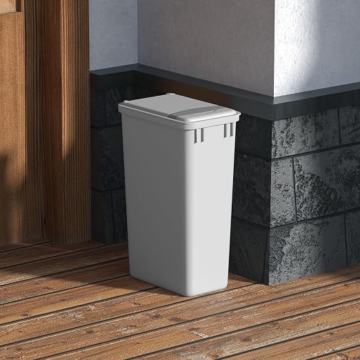Dowell 50Qt Wastebasket Trash Can Garbage Container, - Image 4
