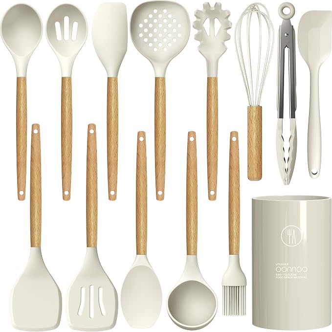 oannao Silicone Cooking Utensils Set by oannao