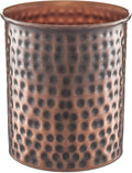Monarch Abode Kitchen Utensil Holder – Hand Hammered Metal Antique Copper by MonarchAbode