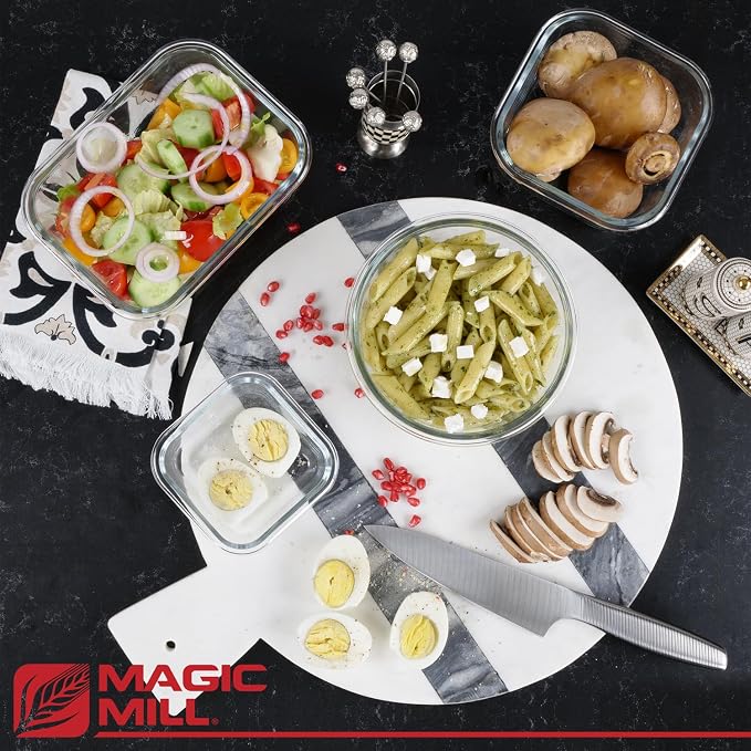 Magic Mill Premium Borosilicate Glass Food Storage Containers - Image 3