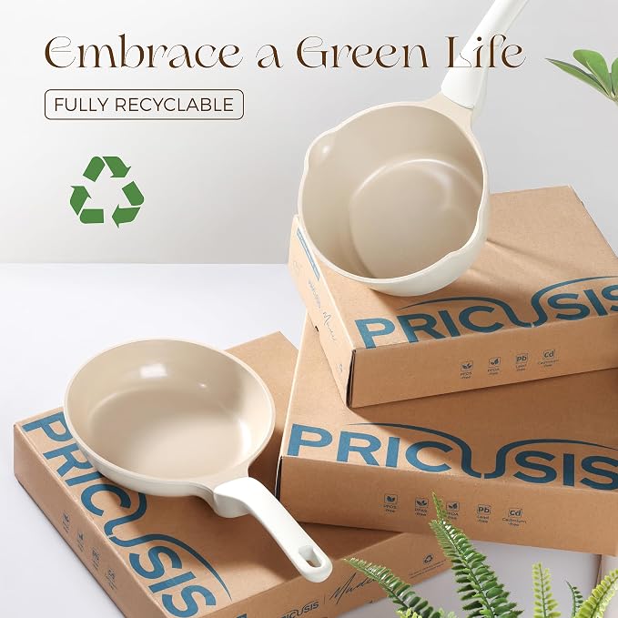 PRICUSIS Nonstick Ceramic Frying Pan - Image 9