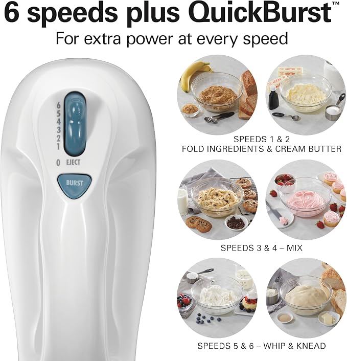 Hamilton Beach 6-Speed Electric Hand Mixer - Image 3
