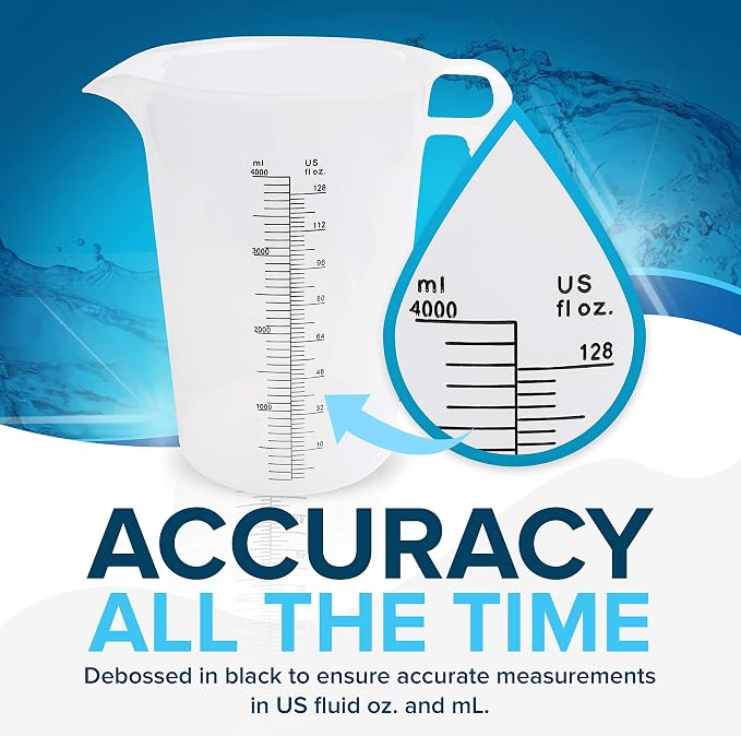 ACCUPOUR 128oz Measuring Pitcher, Pool and Lawn - Image 4