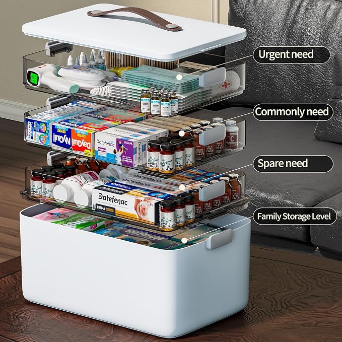 CTIME 4-Tier XL Medicine Organizer - Image 6