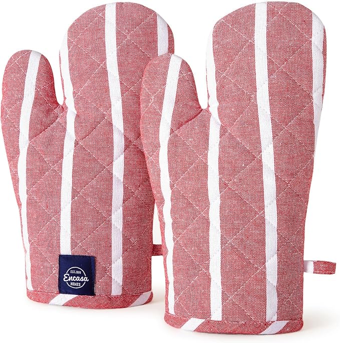Encasa XO Long 12"x7" Oven Microwave Hand Gloves Mitts by EncasaXO