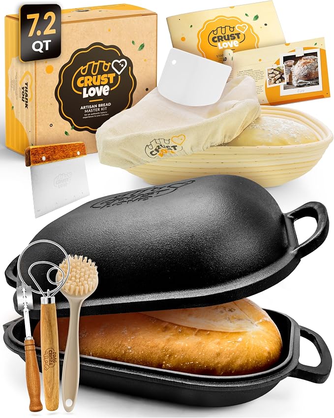 CRUSTLOVE Cast Iron Bread-Pan by CRUSTLOVE
