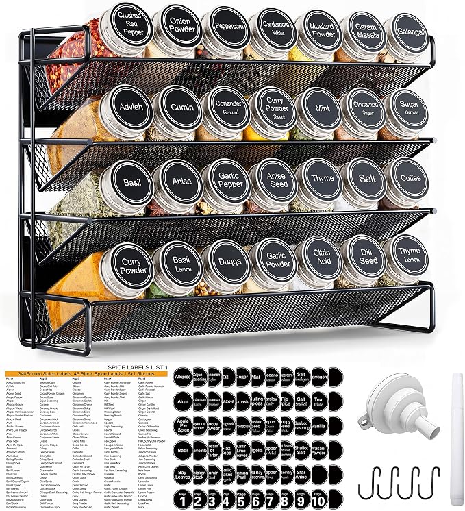 UVIAHOMI Magnetic Spice Rack Organizer by UVIAHOMIHOMEORGANIZER