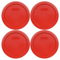 Pyrex 7201-PC 4-Cup Poppy Red Food Storage Replacement Lid by Pyrex