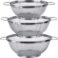 3 Pack 18/8 Stainless Steel Colander Sieves, Mesh Strainer Net Baskets by Tiawudi