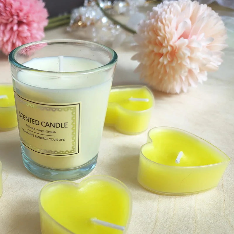 2021 New Nordic Scented Candles Romantic Wedding Wax Candles Home Decoration Birthday Cake Christmas Valentine's Day Decoration